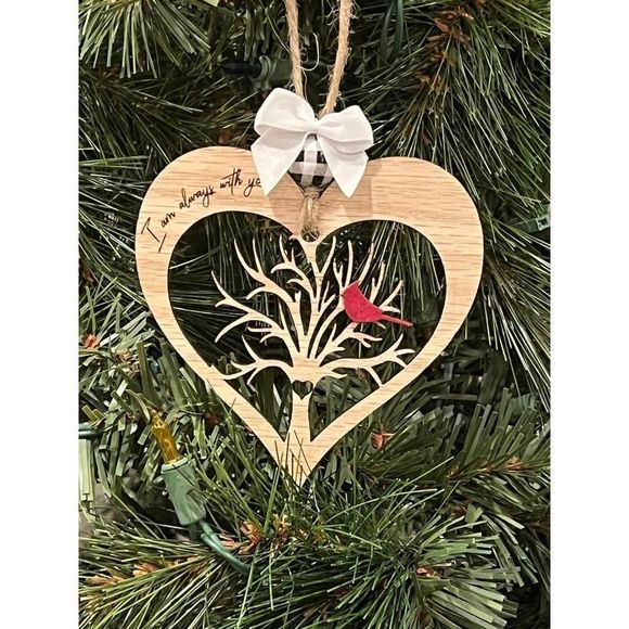 Other - I Am Always With You Cardinal Wood Ornament